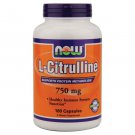 Now Foods L-Citrulline 750 mg - 180 Capsules pack of 2