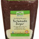 NOW Foods Organic Turbinado Sugar 2.5-Pound (Pack of 2)