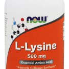 NOW Foods L-lysine 500 mg 250 Capsules (Pack of 2)