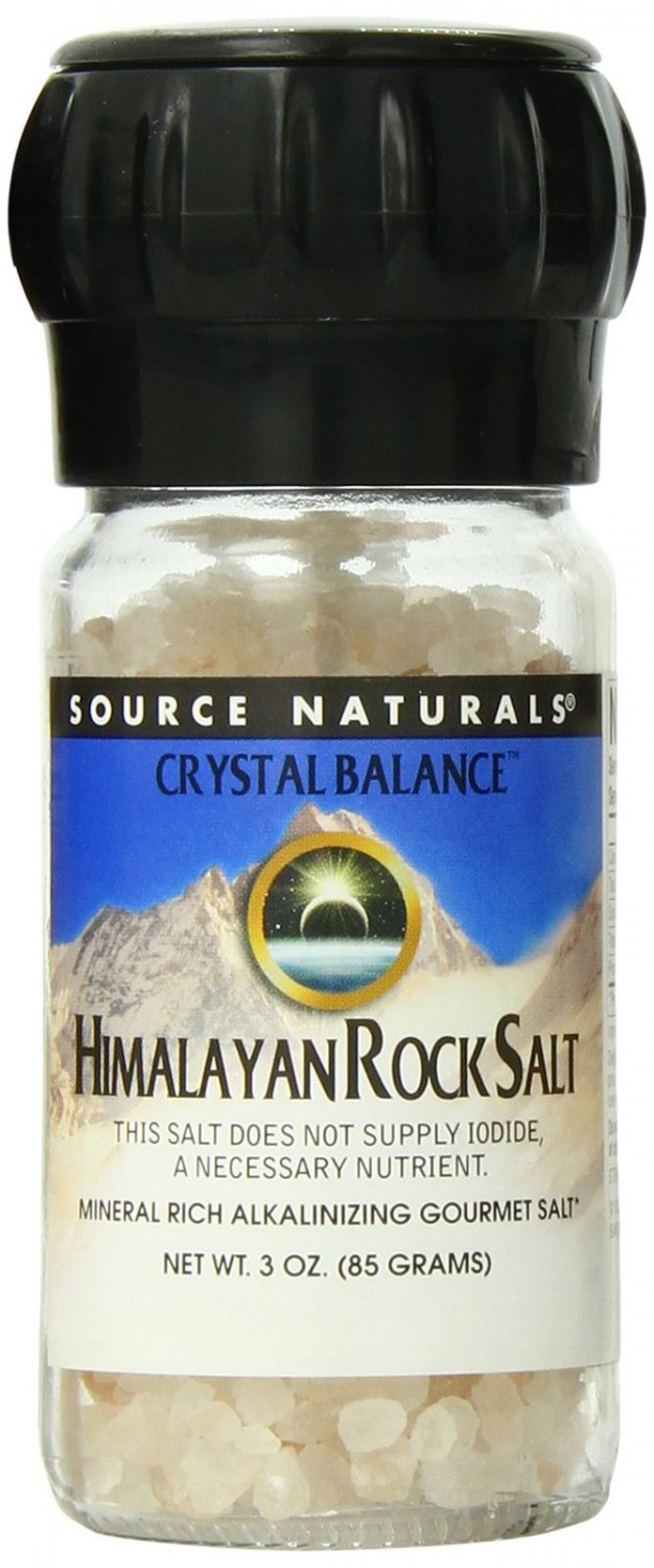 Source Naturals Crystal Balance&acirc;�&cent; Himalayan Rock Salt Coarse Grind 3 oz pack of 2