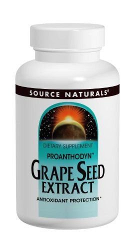 SOURCE NATURALS Grape Seed Extract Proanthodyn 200 Mg Capsule 60 Count