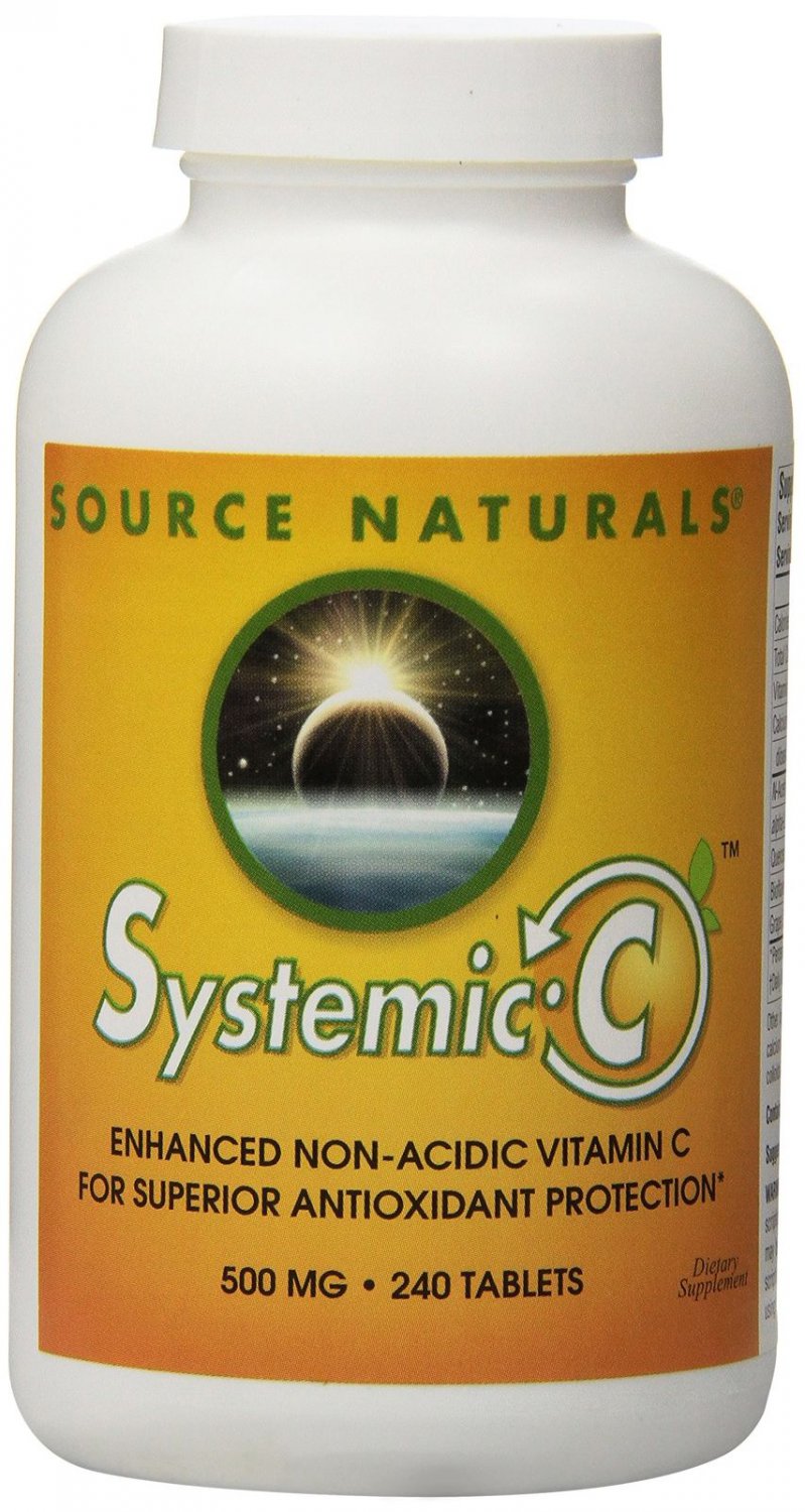 Source Naturals Systemic C&acirc;�&cent; 500mg 240 tablet