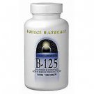 B-125 125 mg 60 Tabs by Source Naturals (Pack of 2)