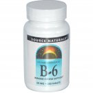 Vitamin B-6 50 mg 250 Tabs by Source Naturals (Pack of 2)
