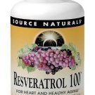 Source Naturals Resveratrol 100mg 60 Capsules (Pack of 2)