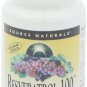 Source Naturals Resveratrol 100mg 60 Capsules (Pack of 2)