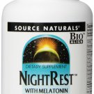 Source Naturals NightRest with Melatonin 50 Tablets (Pack of 2)