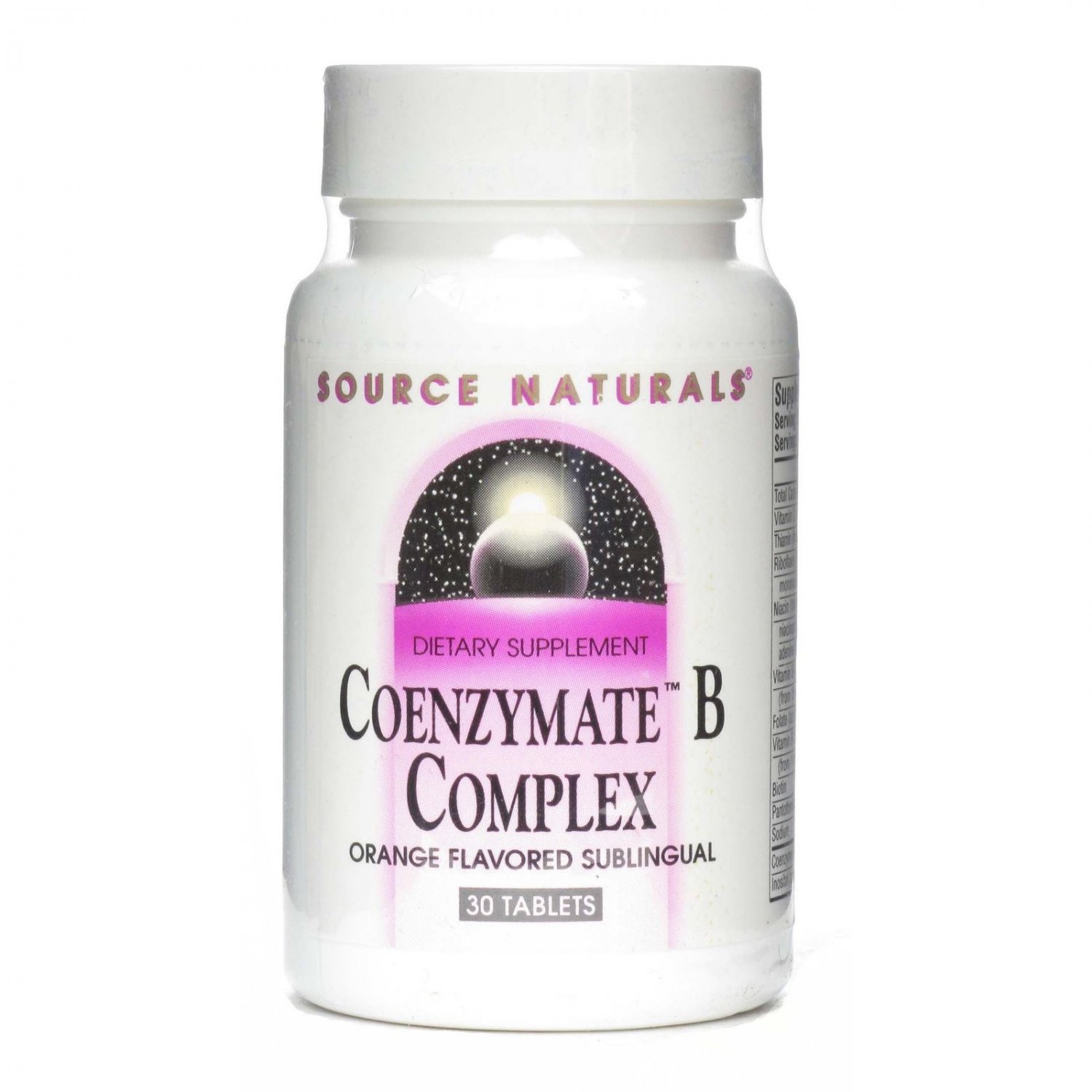 Coenzymate B Complex Sublingual Orange 30 Tabs by Source Naturals (Pack of 2)