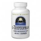 L-Tryptophan 500 mg Powder 50 Grams by Source Naturals (Pack of 2)