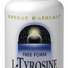 Source Naturals L-Tyrosine 500mg 50 Tablets (Pack of 2)