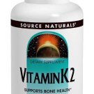 Source Naturals Vitamin K2 100mcg 60 Tablets (Pack of 2)