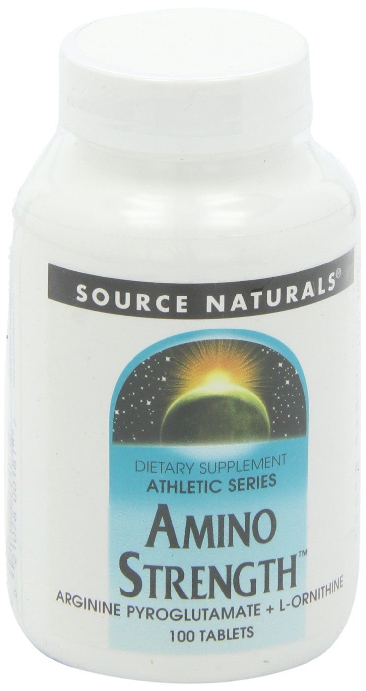 Amino Strength 100 Tabs by Source Naturals (Pack of 2)