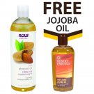 NOW Foods Sweet Almond Oil - 16 oz. + FREE Desert Essence Pure Jojoba Oil -- ...