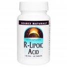 Source Naturals - R-Lipoic Acid 100 mg. - 60 Tablets 100 mg., 60 Tablets