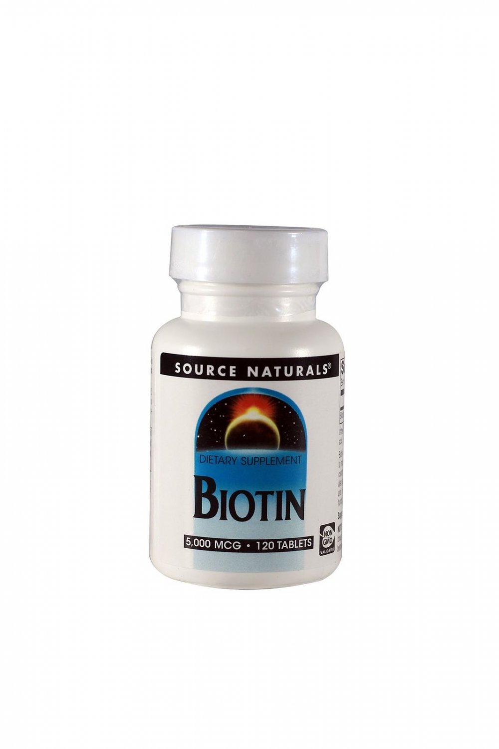 Source Naturals Biotin 5mg 120 Tablets (Pack of 2)