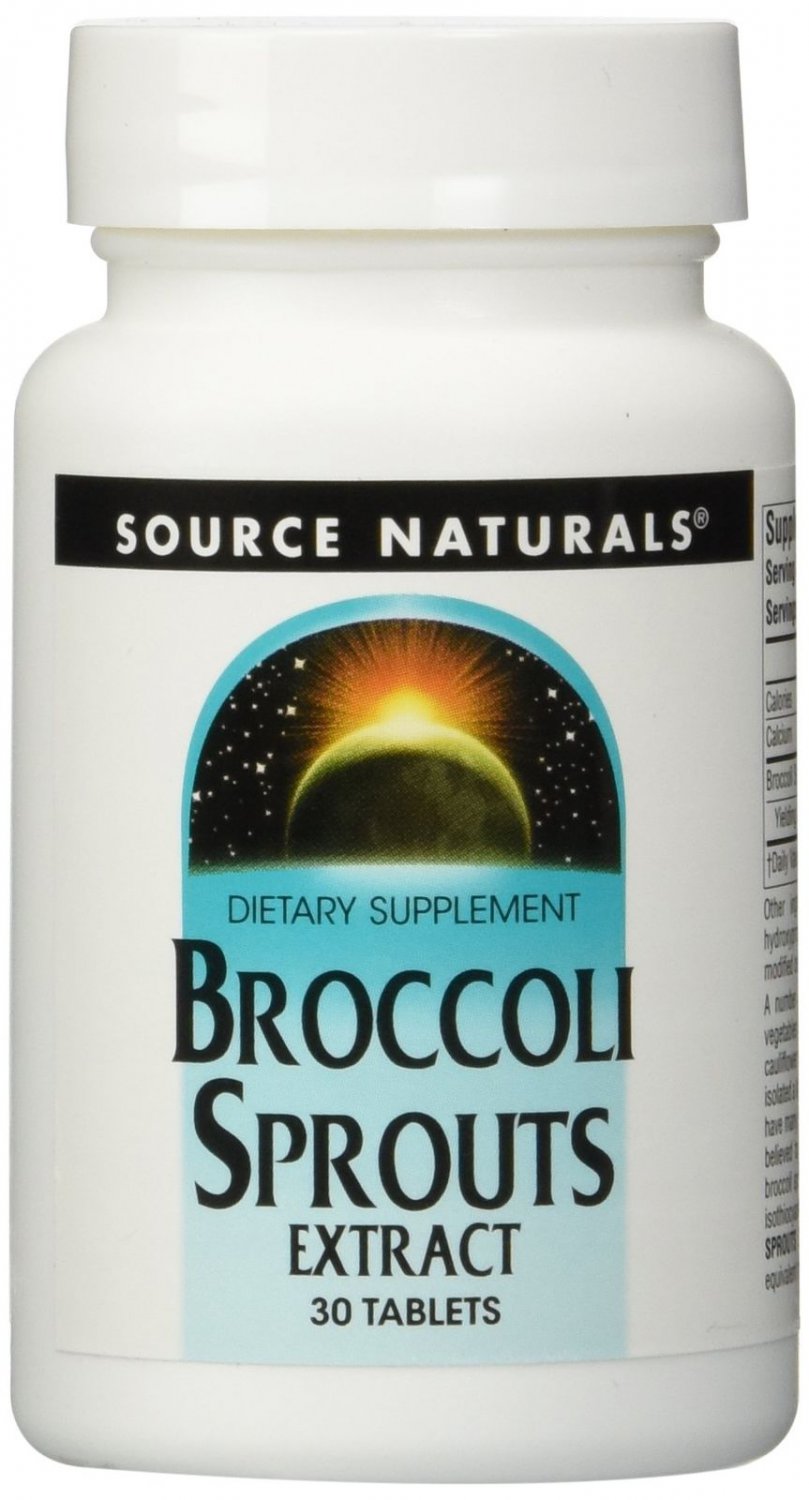 Source Naturals Broccoli Sprouts 30 Tablets (Pack of 2)