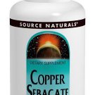 Source Naturals Copper Sebacate 22mg 60 Tablets (Pack of 2)