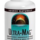 Ultra-Mag Hi Efficiency Magnesium Source Naturals Inc. 240 Tabs