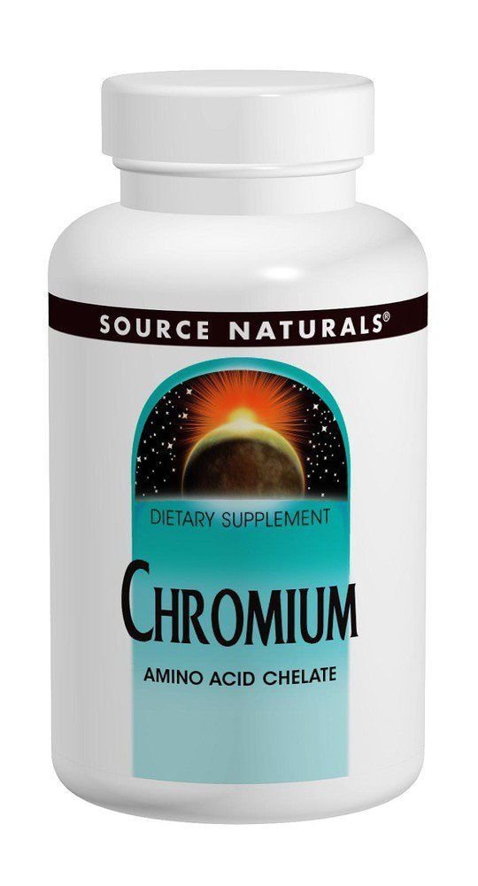 Source Naturals Chromium Chelate 200Mcg Elemental 250 Tab