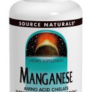 Manganese Chelate Source Naturals Inc. 100 Tabs