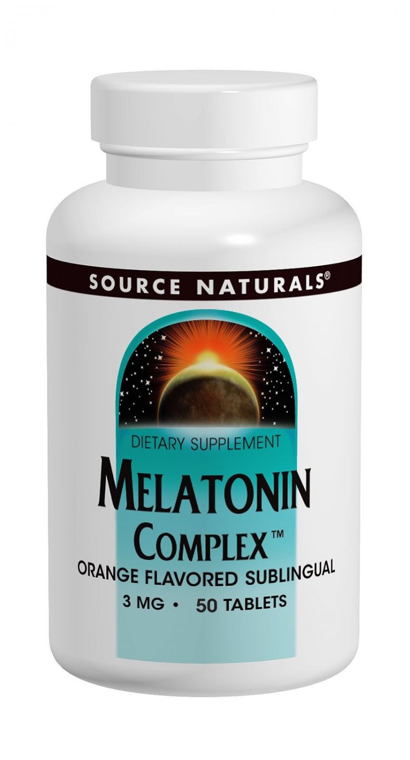 Source Naturals Melatonin Complex Orange 50 Tablets
