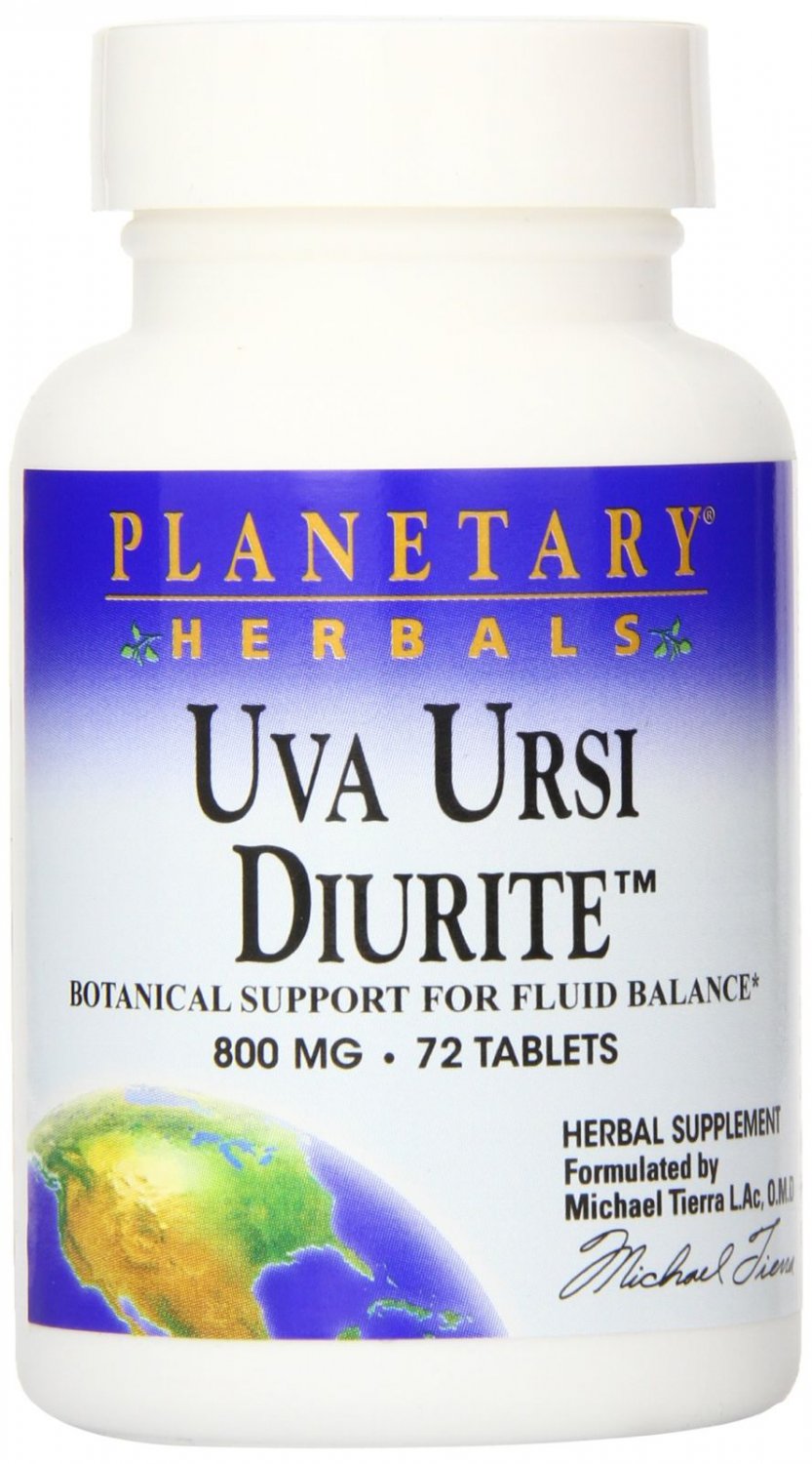 Planetary Herbals UVA Ursi Diurite Tablets  72 tabs