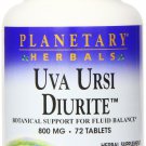Planetary Herbals UVA Ursi Diurite Tablets  72 tabs