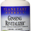 Planetary Herbals Ginseng Revitalizer 1000mg  42 Tablets