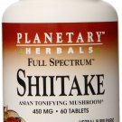 Planetary Herbals Full Spectrum Shiitake Mushroom Tablets 430 mg 60 Count