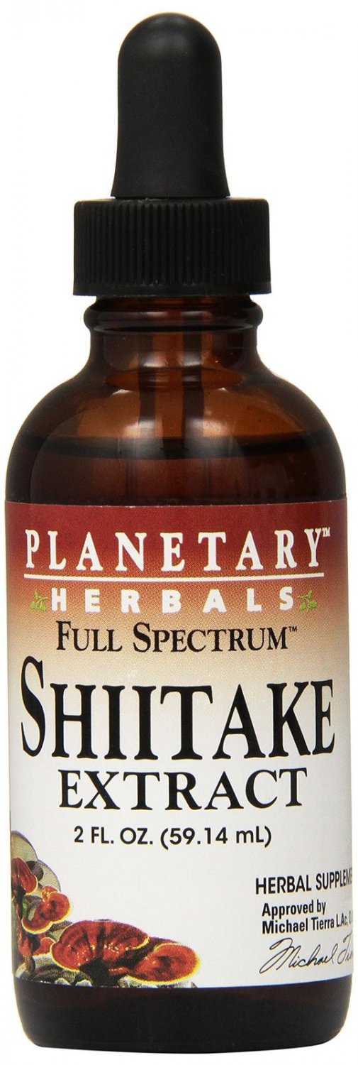 Planetary Herbals Full Spectrum Shiitake Extract Supplement 2 Fluid Ounce