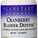 Planetary Herbals Cranberry Bladder Defense Tablets 30 Count