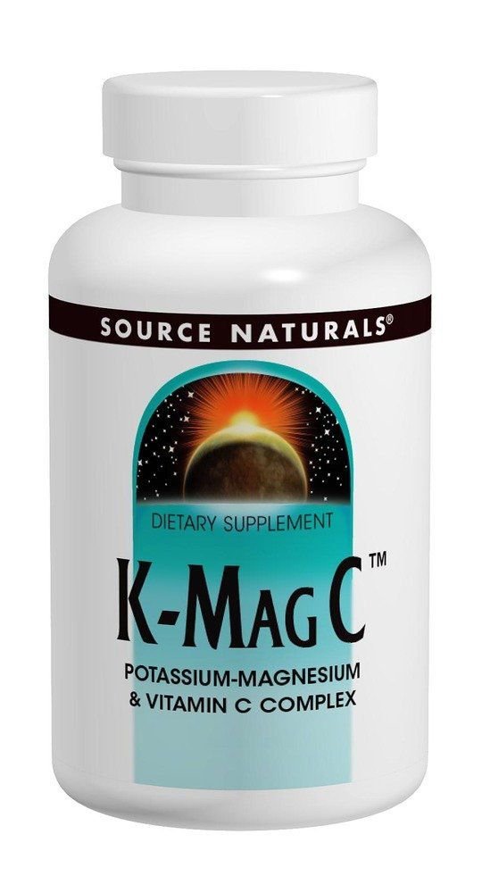 K-Mag C Potas/Mag/Vit C Complex Source Naturals Inc. 60 Tabs