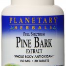 Planetary Herbals FS Pine Bark Extract Tablets 150 mg 30 Count