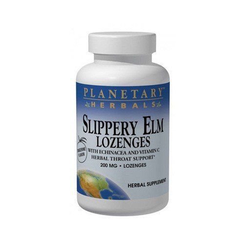 PLANETARY HERBALS Slippery Elm Lozenges Tangerine 200 Count