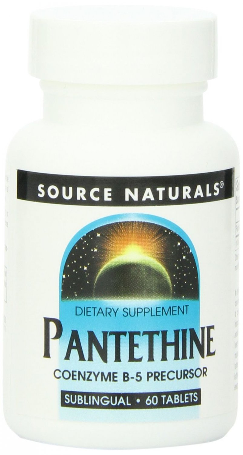 Source Naturals Pantethine Co B-5 25mg 60 Tablets