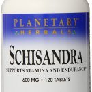 Planetary Herbals Schisandra Tablets 600 mg 120 Count