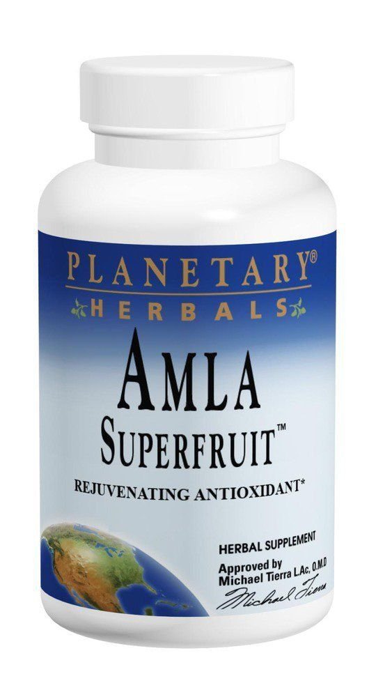 PLANETARY HERBALS Amla Super Fruit Rejuvenating Antioxidant Supplement 240 Co...