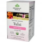 Organic India Tulsi Caffeine Free Tea Sweet Rose 18 Count