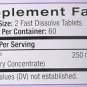 Natrol Cranberry Fast Dissolve Tablets 250mg 120 Count