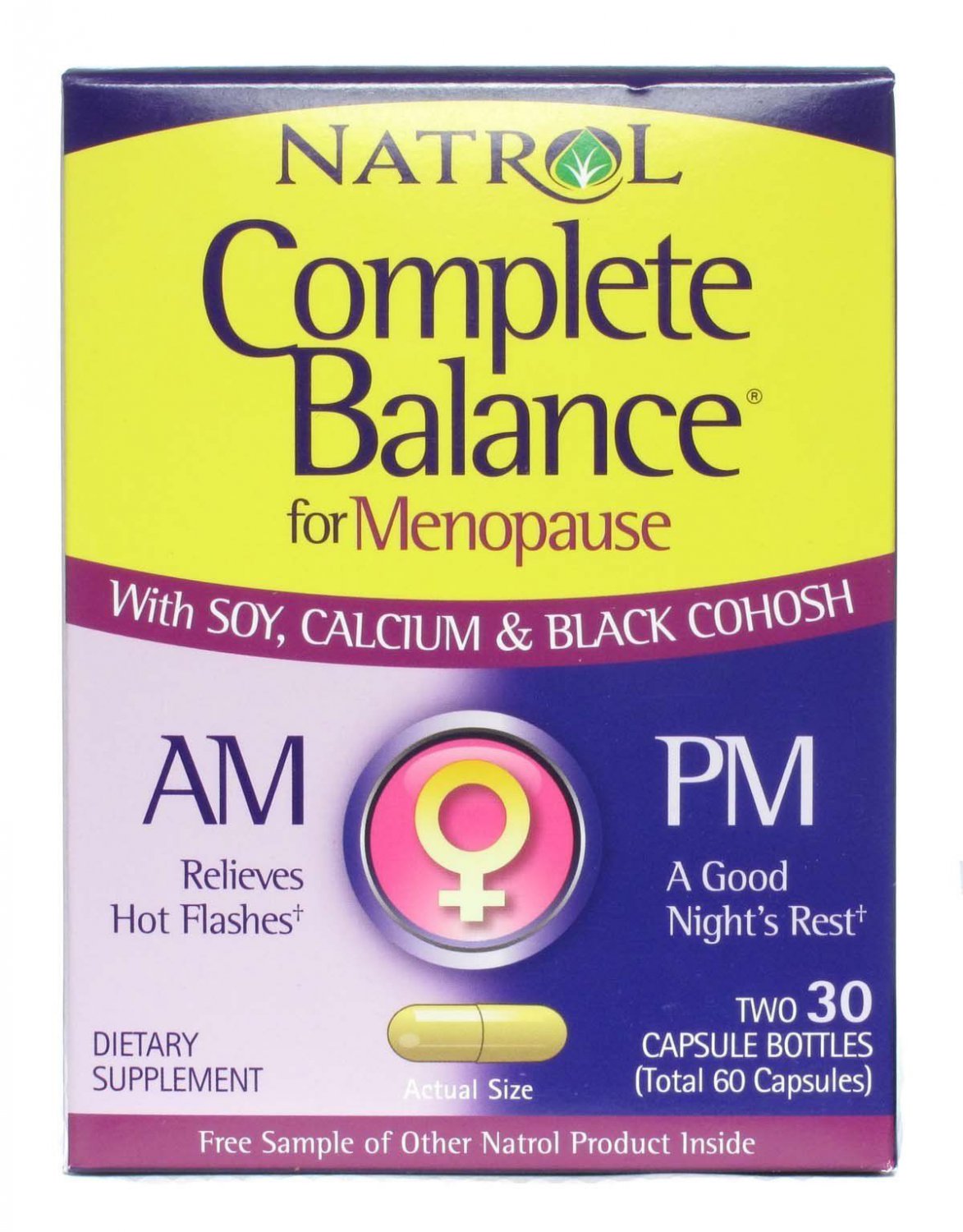 NATROL COMPLETE MENOPAUSEAM&PM 30+30CAP