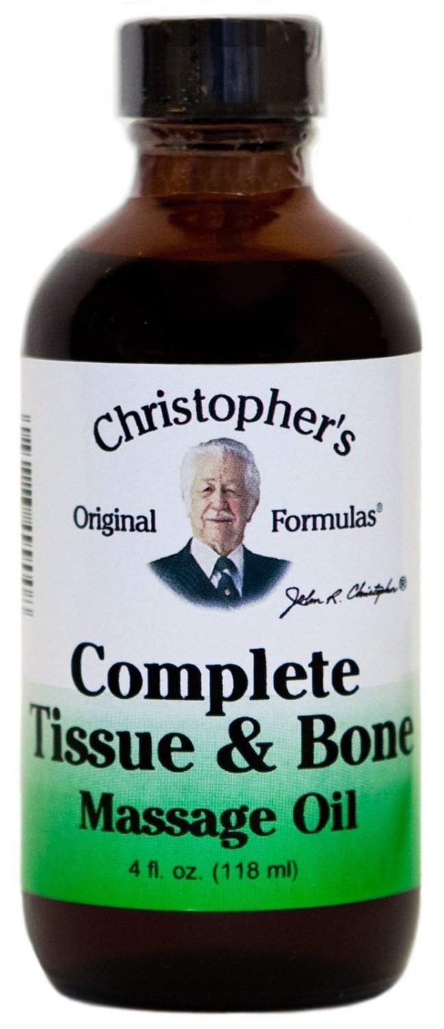 Dr. Christopher's Formulas Complete Tissue and Bone Massage Oil 4 Ounce