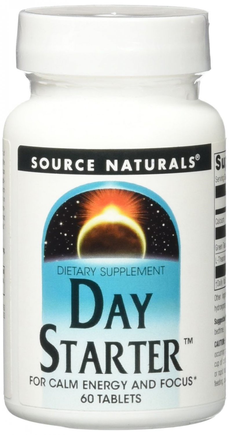 SOURCE NATURALS Day Starter Tablet 60 Count