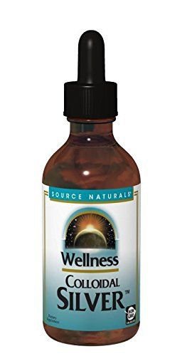 SOURCE NATURALS Wellness Colloidal Silver 45 Ppm 4 Fluid Ounce