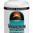 Source Naturals Vanadium with Chromium 180 Tablets