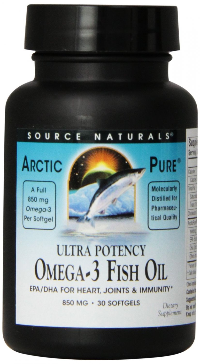Source Naturals ArcticPure Ultra Potency 850mg 30 Softgels