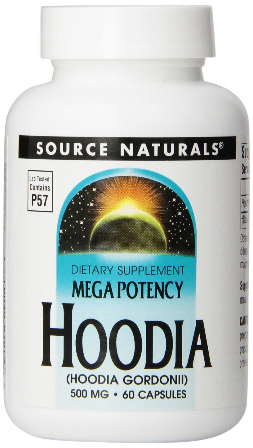 Source Naturals Mega Potency Hoodia 500mg 60 Capsules