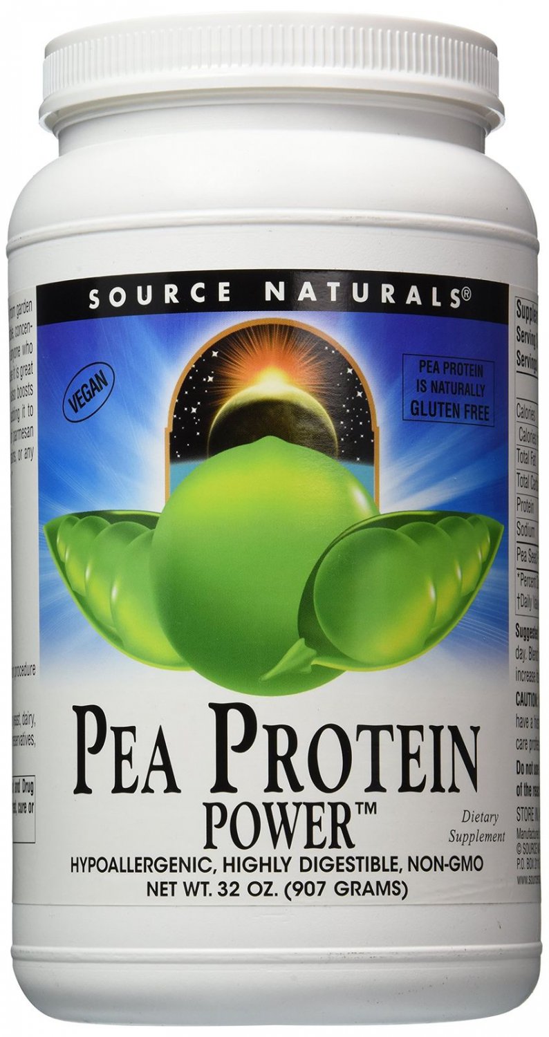 Source Naturals Pea Protein Power Hypoallergenic Highly Digestible Non-GMO