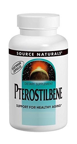 Source Naturals Pterostilbene Support for Healthy Aging 120 Vegetarian Caps