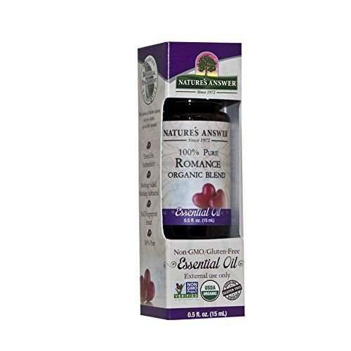 Nature's Answer 100% Pure Organic Essential Oil Blend 0.5-Ounce Romance