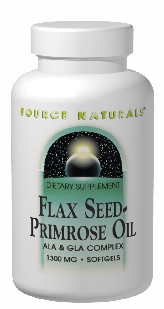 Source Naturals Flax Seed-Primrose Oil 1300 mg Provides Nutritional Support D...